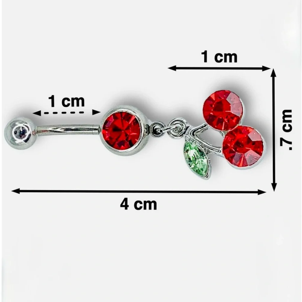 Cherry belly button ring 🍒 - Picture 2 of 4